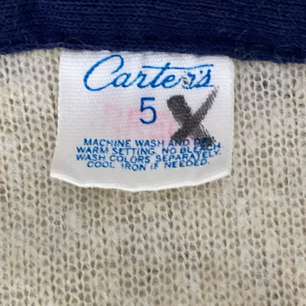 Vintage Carter's Baby Fleece Vest 5 Carters